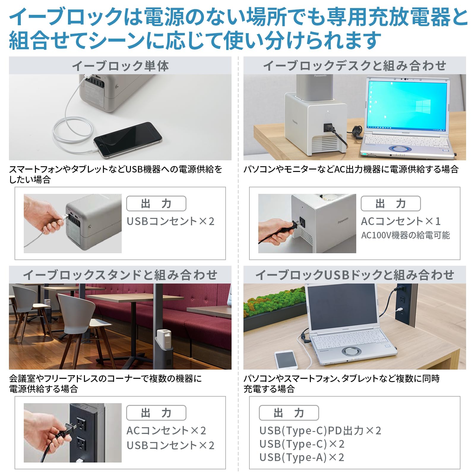 Amazon | パナソニック(Panasonic) 次世代型バッテリー e-block イー